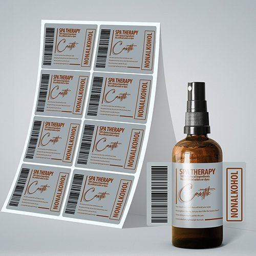 Stiker Silver Matte