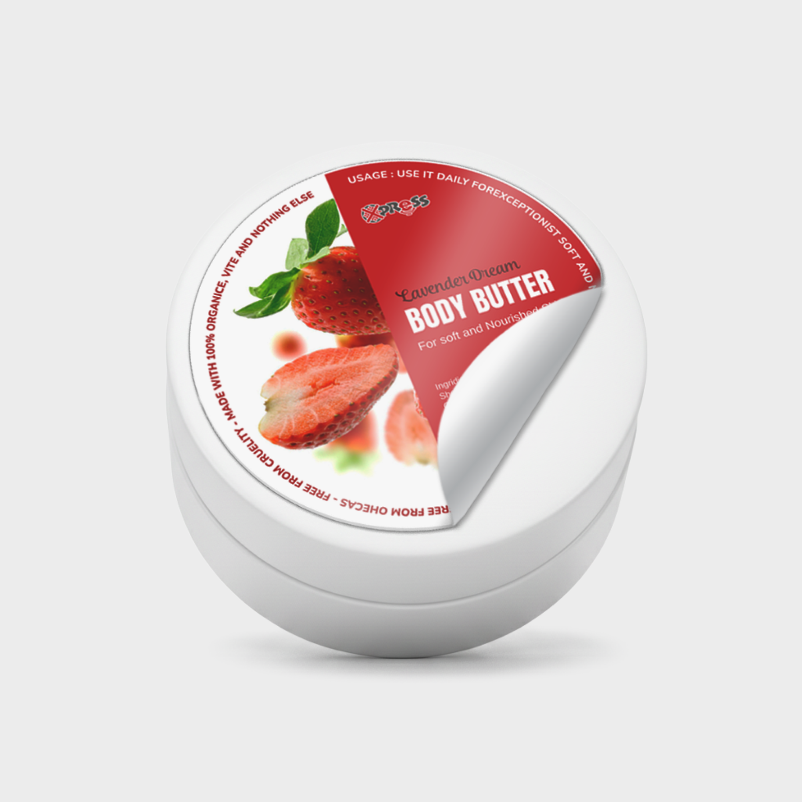 Sticker Label - 6 x 6 cm