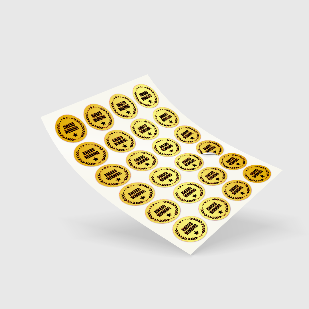 Stiker Gold Matte