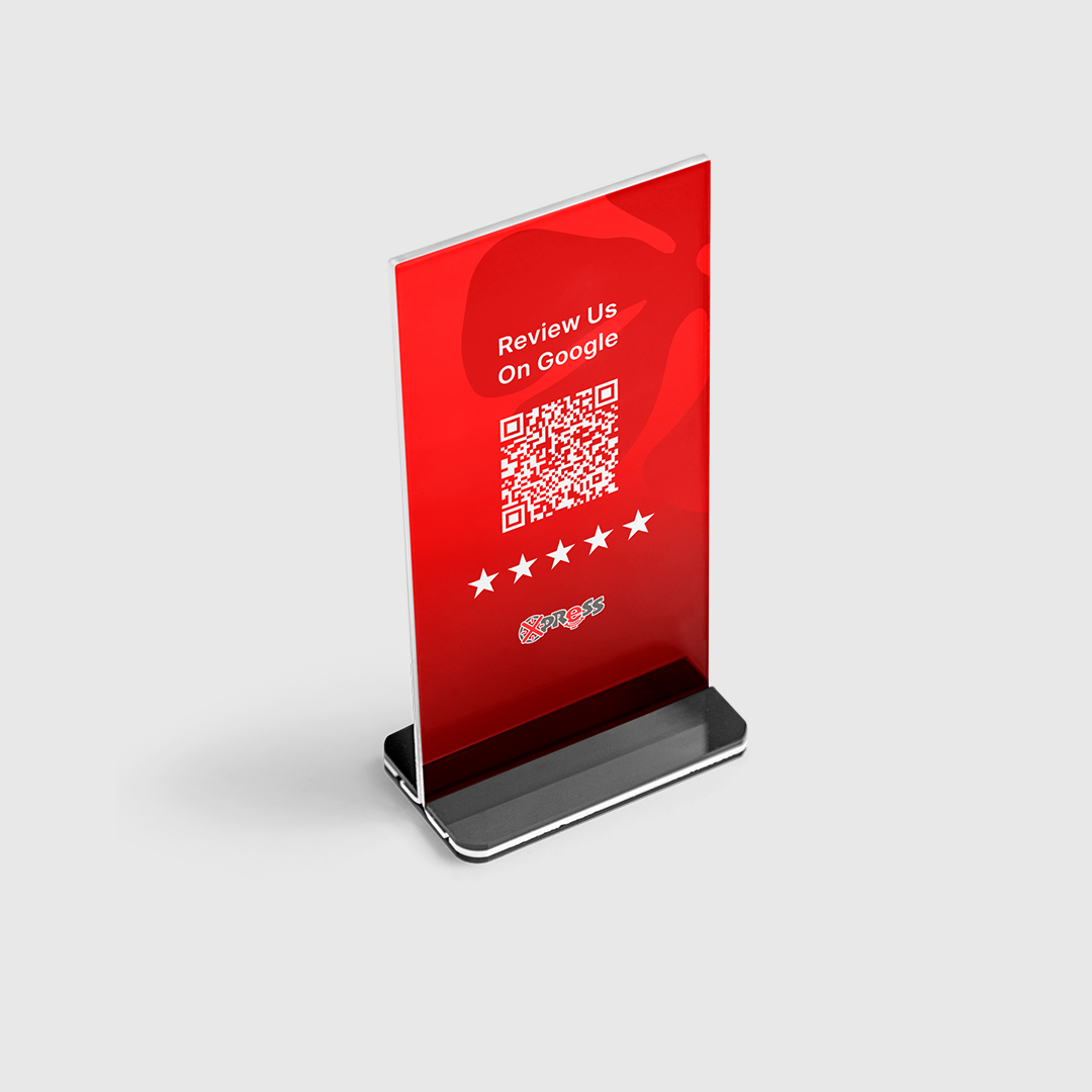 Tent Card Akrilik